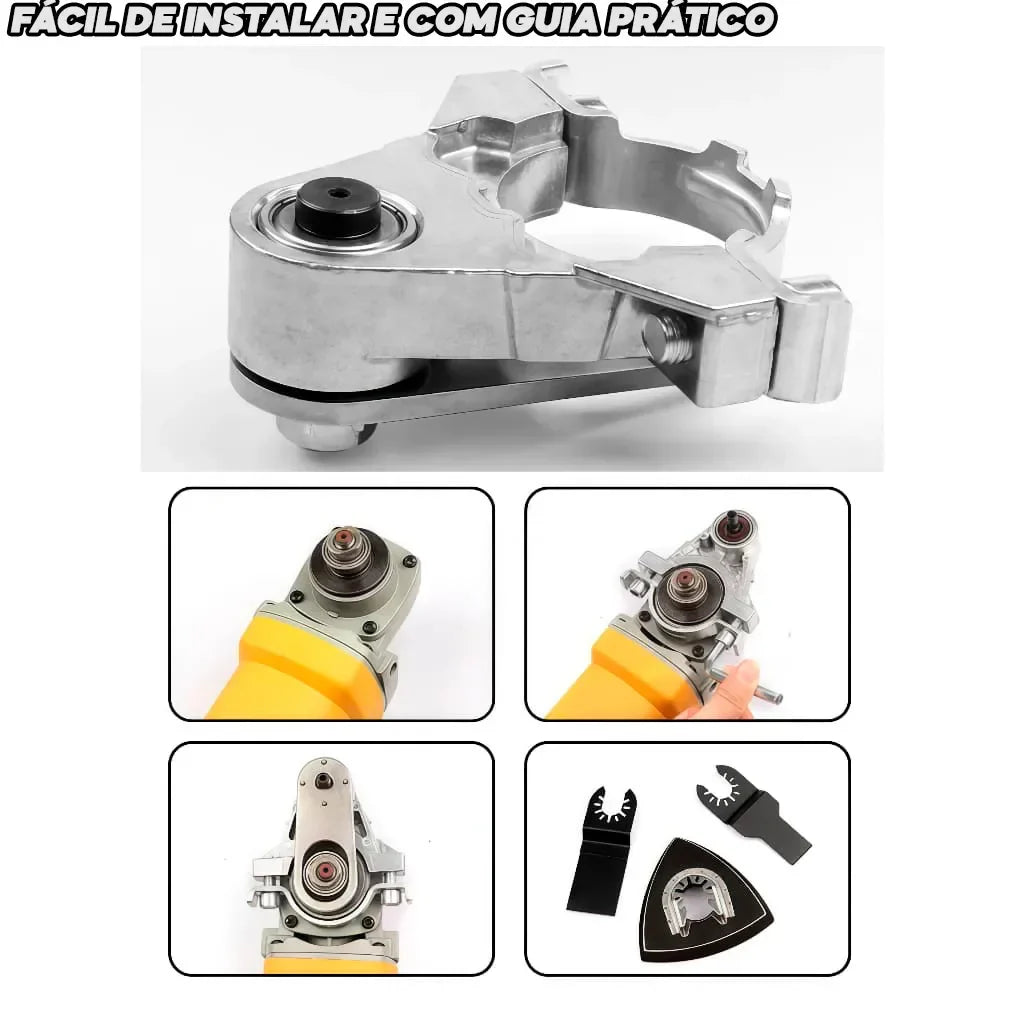 Kit Adaptador Oscilante™ - Multi Ferramentas + 2 Chaves de BRINDE