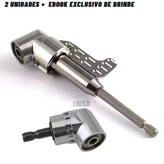 Power Drill™ Adaptador de Broca Angular 105°- Magnético e Funcional + Brinde