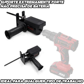 Adaptador Tico Tico Para Furadeira [+3 LÂMINAS DE BRINDE]