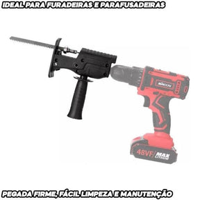 Adaptador Tico Tico Para Furadeira [+3 LÂMINAS DE BRINDE]