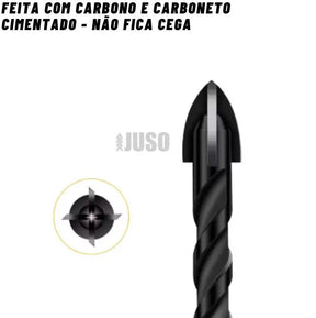 Kit de Brocas Para Porcelanato, Vidro e Cerâmica [COMPRE 5 LEVE 7 + BRINDE]