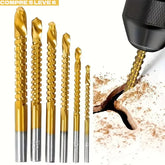Brocas de TitaniumTwist™ 3 em 1 - Perfura, Corta e Lixa [COMPRE 5 LEVE 6]