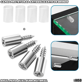 Kit Suporte Auto-Roscante para Prateleiras™ [+BRINDE GRÁTIS]