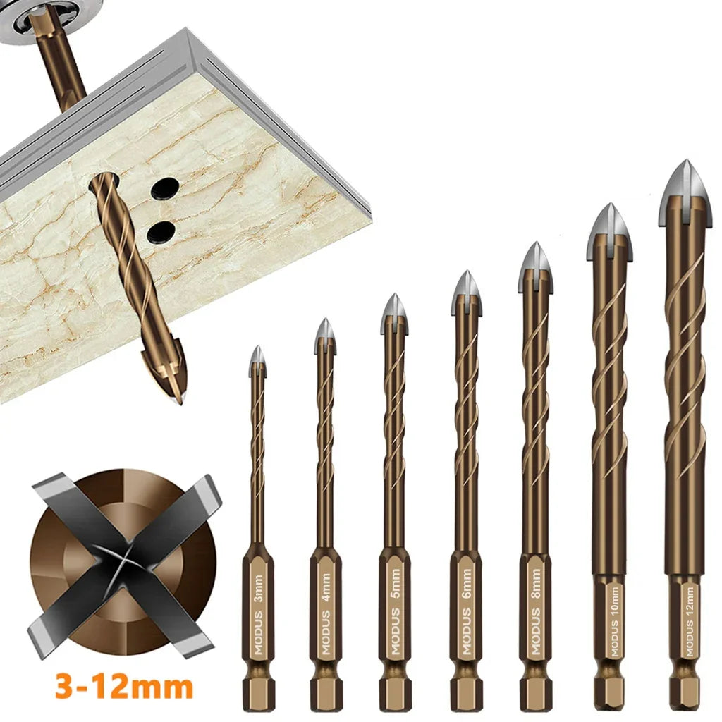 Kit 7 Brocas de Super Destruição - Cruzada