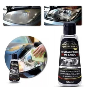 Revitalizador de Farol - Remove, Limpa e Tira Amarelo