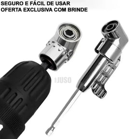 Power Drill™ Adaptador de Broca Angular 105°- Magnético e Funcional + Brinde