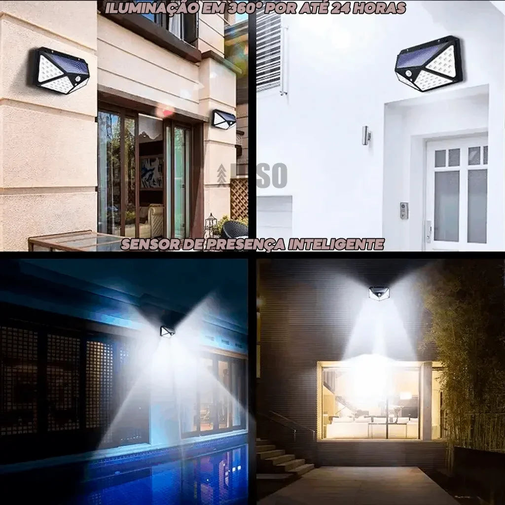 Luminária Solar Economic™ - Inteligente e A Prova D'Água + BRINDE
