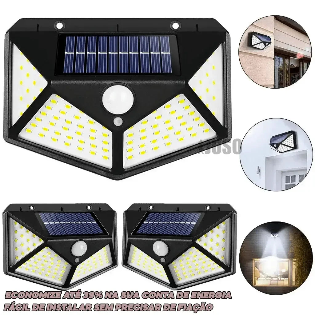 Luminária Solar Economic™ - Inteligente e A Prova D'Água + BRINDE
