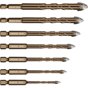 Kit 7 Brocas de Super Destruição - Cruzada