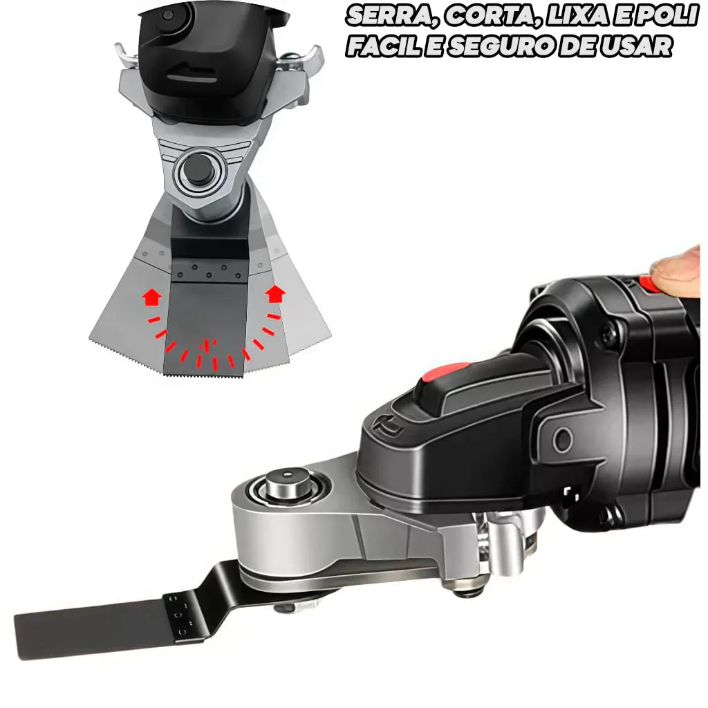 Kit Adaptador Oscilante™ - Multi Ferramentas + 2 Chaves de BRINDE