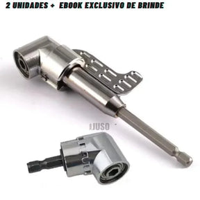 Power Drill™ Adaptador de Broca Angular 105°- Magnético e Funcional + Brinde