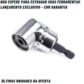 Power Drill™ Adaptador de Broca Angular 105°- Magnético e Funcional + Brinde