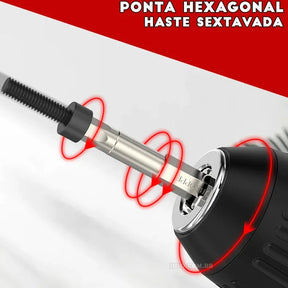 Kit 8 Brocas Sextavadas de Aço Magnéticas™