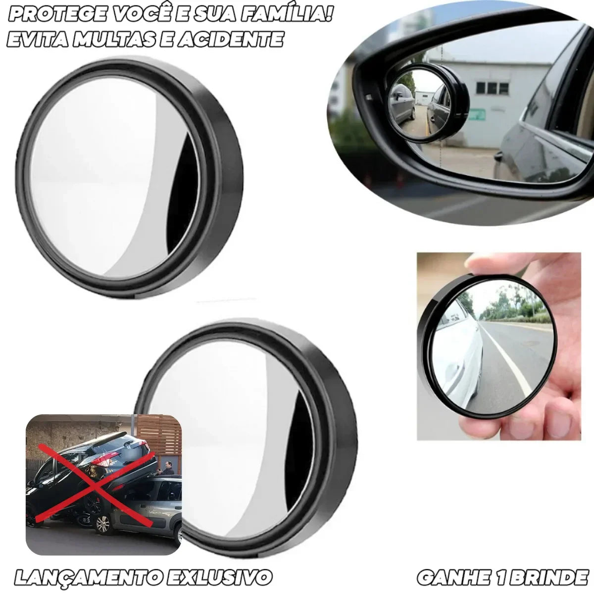 Espelho de Visão Expansiva 360°™ [+BRINDE EXCLUSIVO]