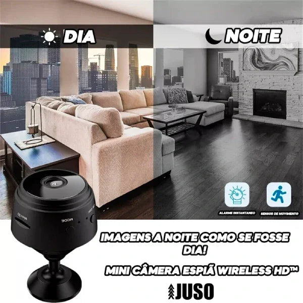 Mini Câmera Espiã Wifi™ -  Discreta e Segura + Brinde