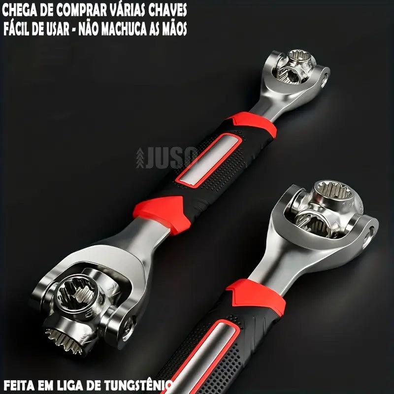 Chave Grip™ 360° - Universal e Multifuncional [48 FUNÇÕES + BRINDE GRÁTIS]