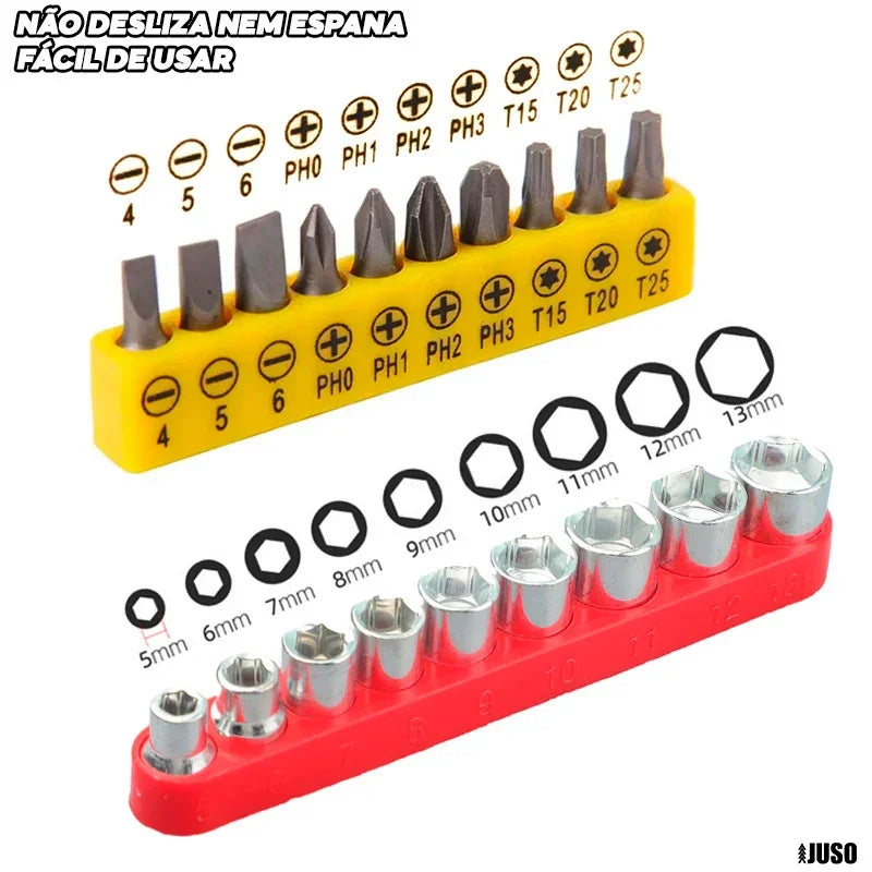 Kit Chave Multifuncional™ - 25 em 1 [+ BRINDE GRÁTIS]