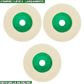 Disco de Polimento em Lã de Feltro™ - [COMPRE 1 LEVE 3]