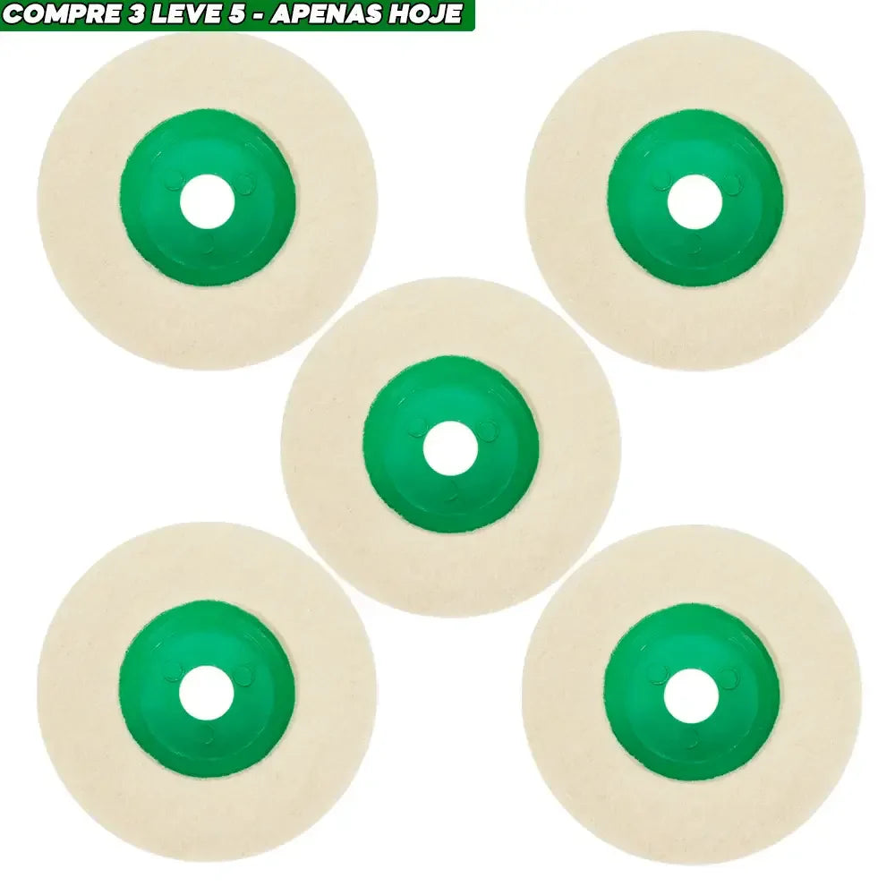 Disco de Polimento em Lã de Feltro™ - [COMPRE 1 LEVE 3]