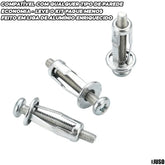 Grampos Rebites Rosqueado de Expansão - Kit 10 Unidades