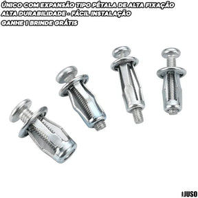 Grampos Rebites Rosqueado de Expansão - Kit 10 Unidades