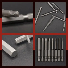 Kit 8 Brocas Sextavadas de Aço Magnéticas™