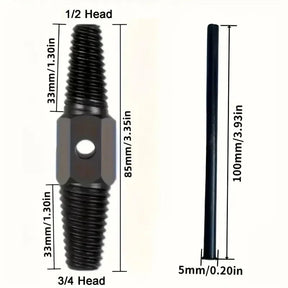 Extrator de Parafuso Quebrado 2 Cabeças
