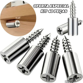 Kit Suporte Auto-Roscante para Prateleiras™ [+BRINDE GRÁTIS]