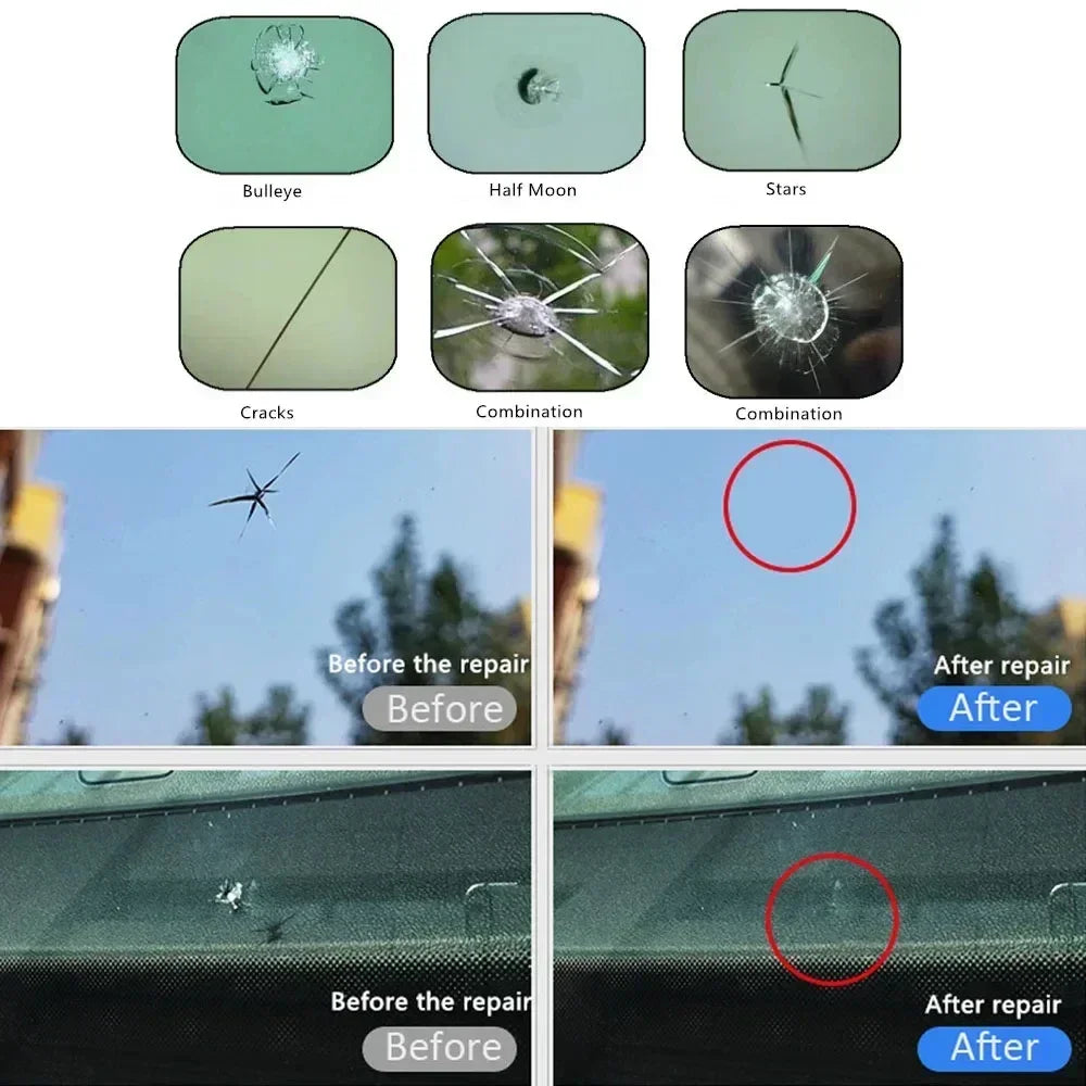 Gel Reparador de Rachadura em Vidros