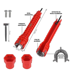 Chave Inteligente 8 em 1 Adaptativa - Para Reparos Caseiros [ÚLTIMAS UNIDADES]
